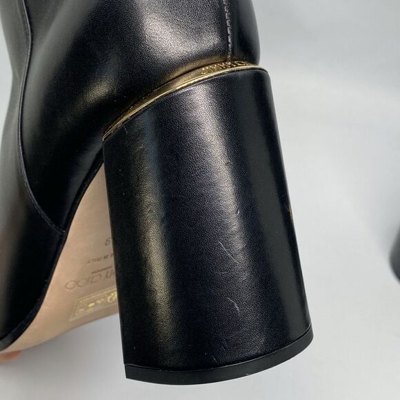 Jimmy Choo Loren 85MM Leather Ankle Boots size 39 - Picture 12 of 16